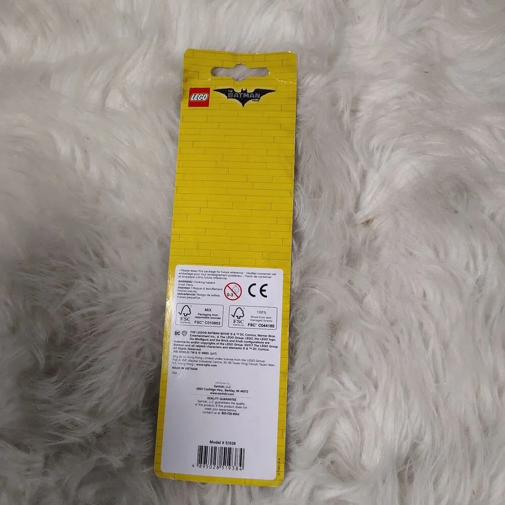 Lego Batman Movie Pencil Set & Topper DC Comics Movie Collectible Joker